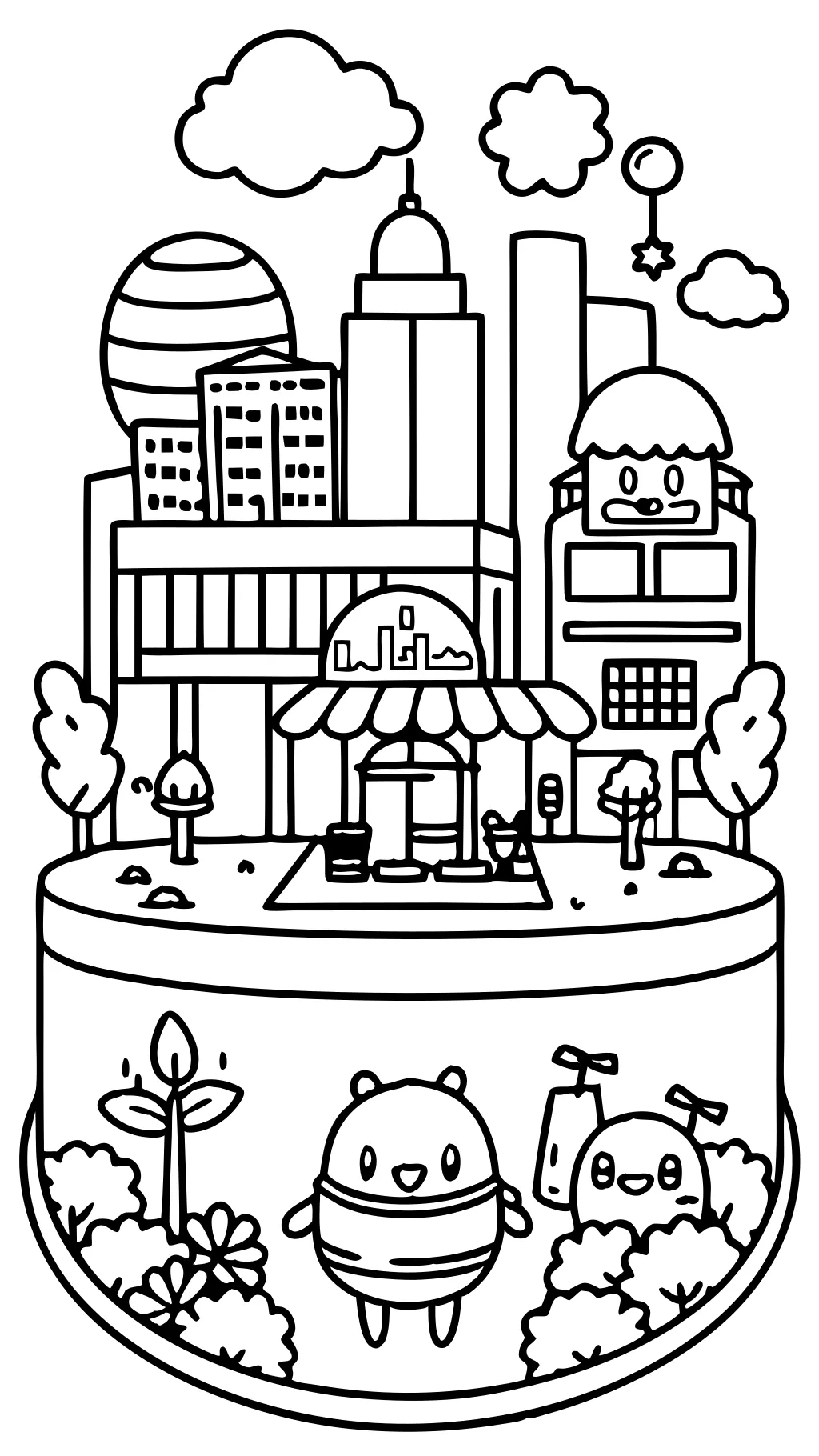 big city greens coloring pages